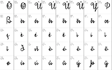 December Calligraphy Free font