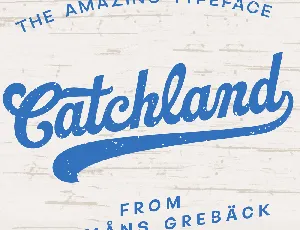 Catchland PERSONAL USE ONLY font