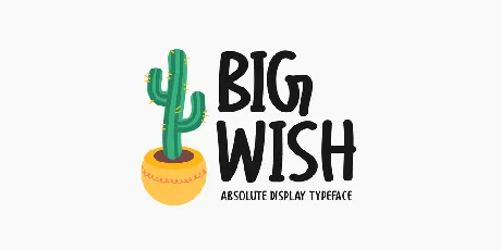 Big Wish font