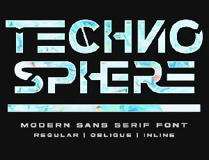Techno Sphere font