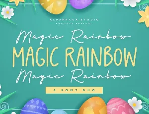 Magic Rainbow font