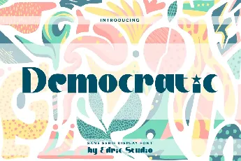 Democratic font