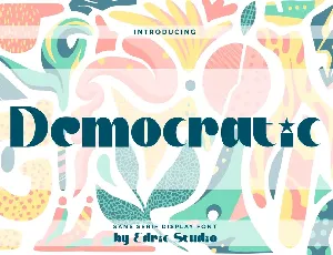 Democratic font