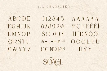 Soage font