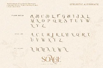 Soage font