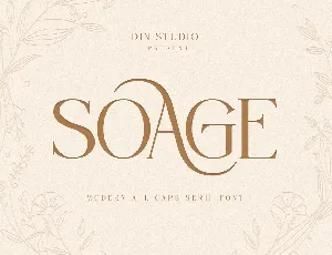 Soage font