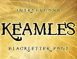 Keamles font