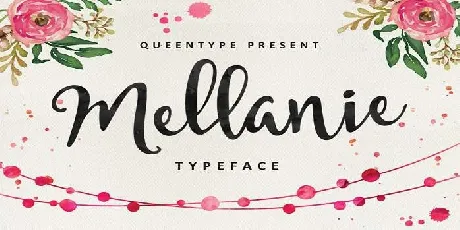 Mellanie font