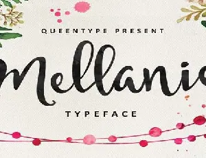 Mellanie font