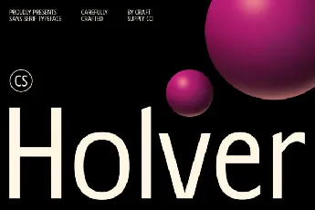 CS Holver font