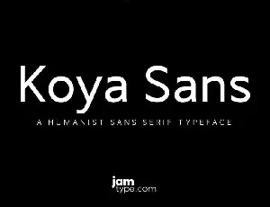 Koya Sans Family font