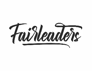 Fairleaders Demo font