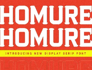 Homure font