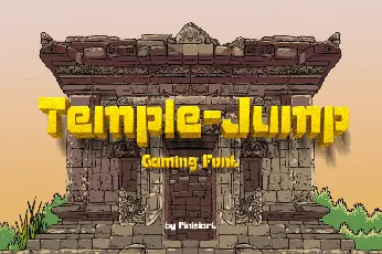 Temple-Jump font