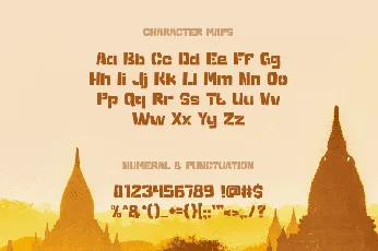 Temple-Jump font