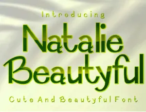 Natalie Beautyful font
