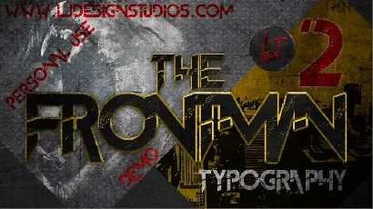 The FrontMan2 font