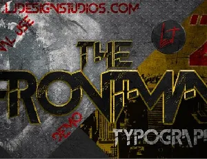 The FrontMan2 font