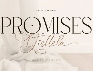 Promises Gisttela Duo font