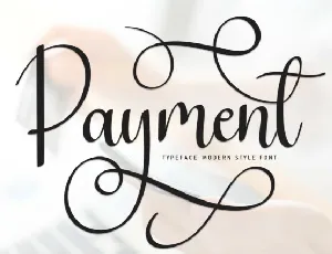 Payment font