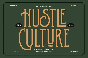 Hustle Culture font