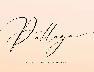 Pattaya font