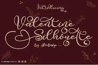 Valentine Silhouette font