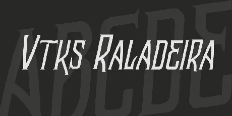 Vtks Raladeira 2 font