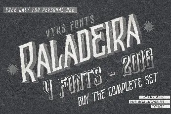 Vtks Raladeira 2 font