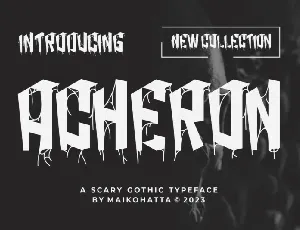 Acheron font