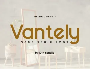 Vantely font