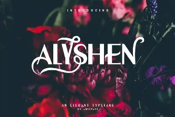 ALYSHEN Typeface font