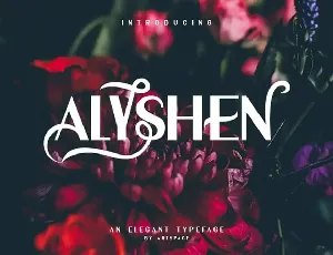 ALYSHEN Typeface font