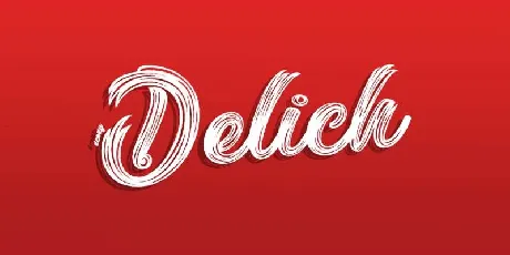 Delich font