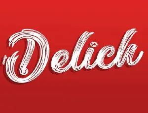 Delich font