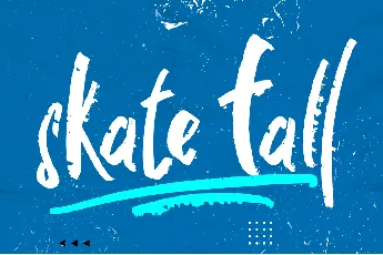 skate fall font