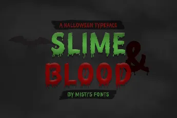 Slime and Blood font