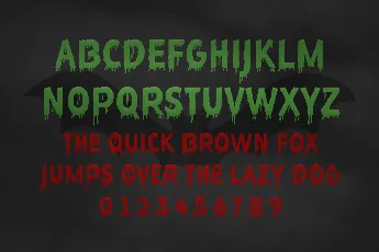 Slime and Blood font