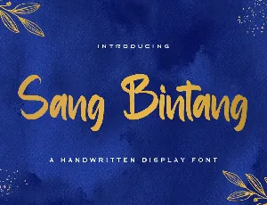 Sang Bintang font