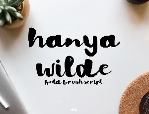 Hanya Willde Demo font