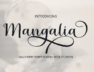 Manggalia font