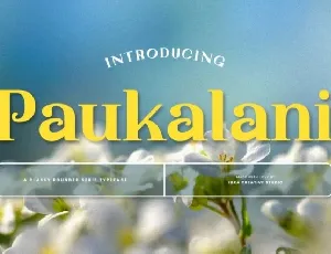 Paukalani font