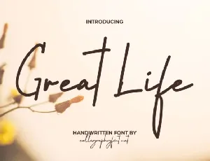 Great Life font