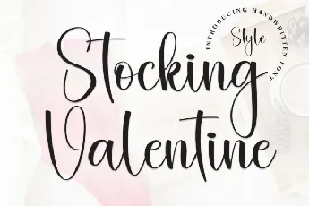 Stocking Valentine Script font