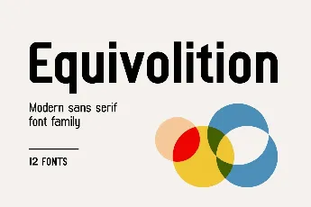 Equivolition font