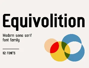 Equivolition font