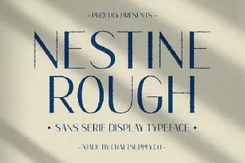 Nestine Rough font