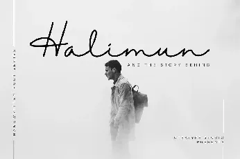 Halimun Script Style font