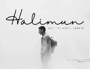 Halimun Script Style font