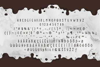 Black Choco Ligerature font